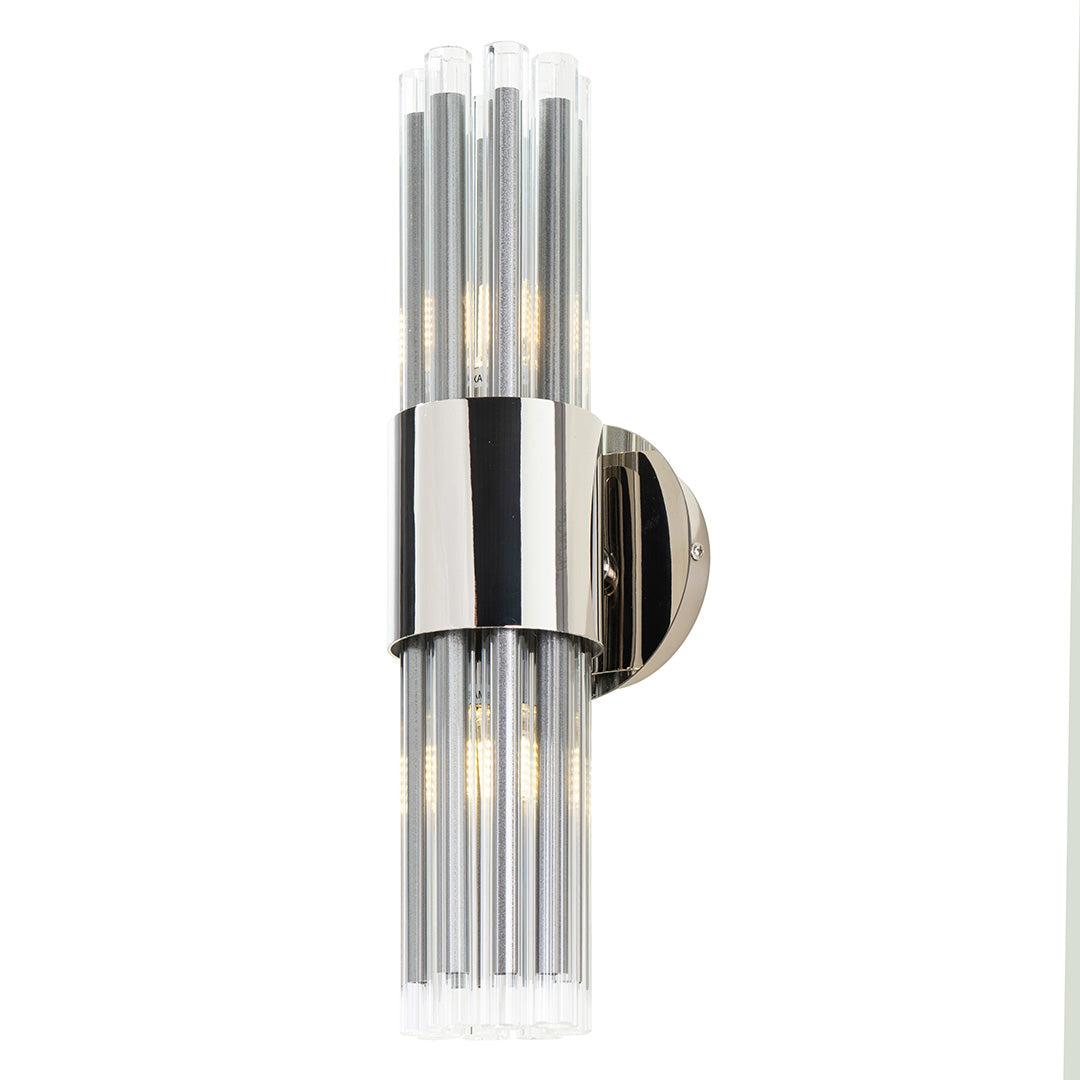 Colmar Nickel Finish Wall Lamp Colmar Nickel Finish Wall Lamp