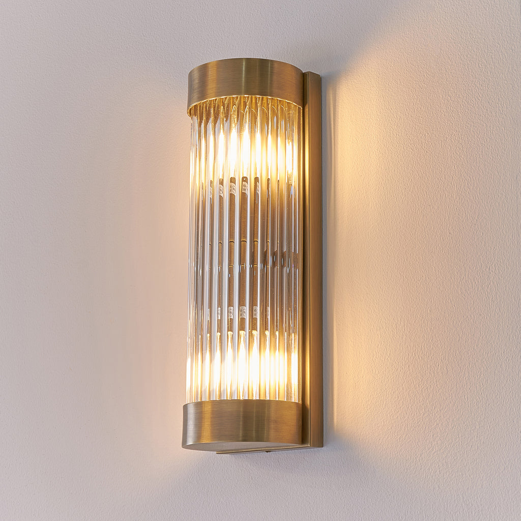 Nasir Antique Brass Finish Wall Lamp Nasir Antique Brass Finish Wall Lamp