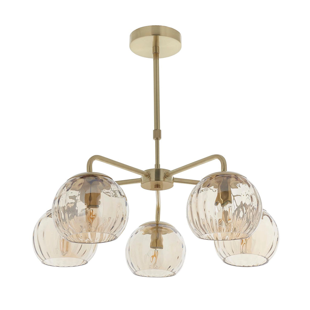 Rose 5 Arm Ceiling Pendant Rose 5 Arm Ceiling Pendant
