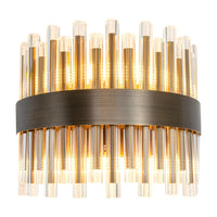Colmar Antique Brass Finish Wall Lamp Colmar Antique Brass Finish Wall Lamp