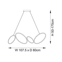 Rose Drops Ceiling Pendant