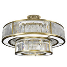 Garnet Antique Brass Finish Chandelier