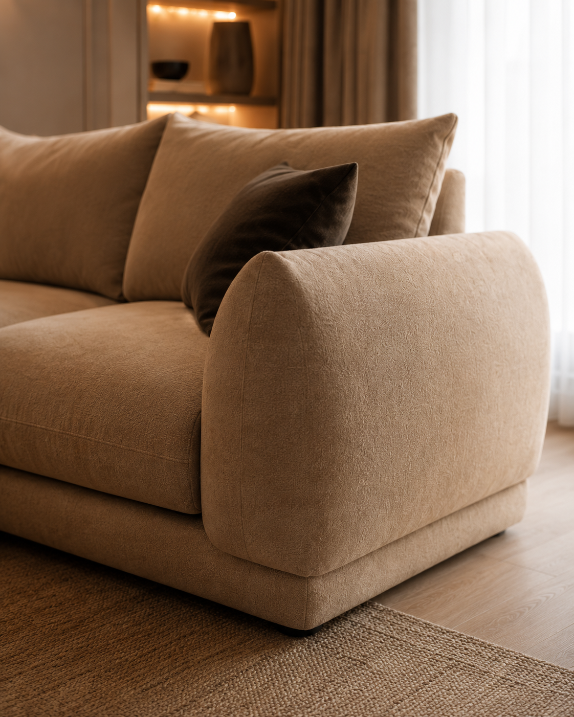 Pillow Top Corner Sofa
