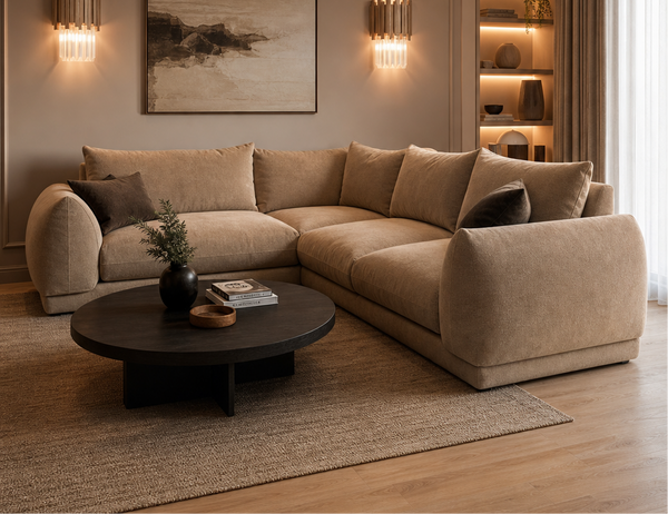 Pillow Top Corner Sofa