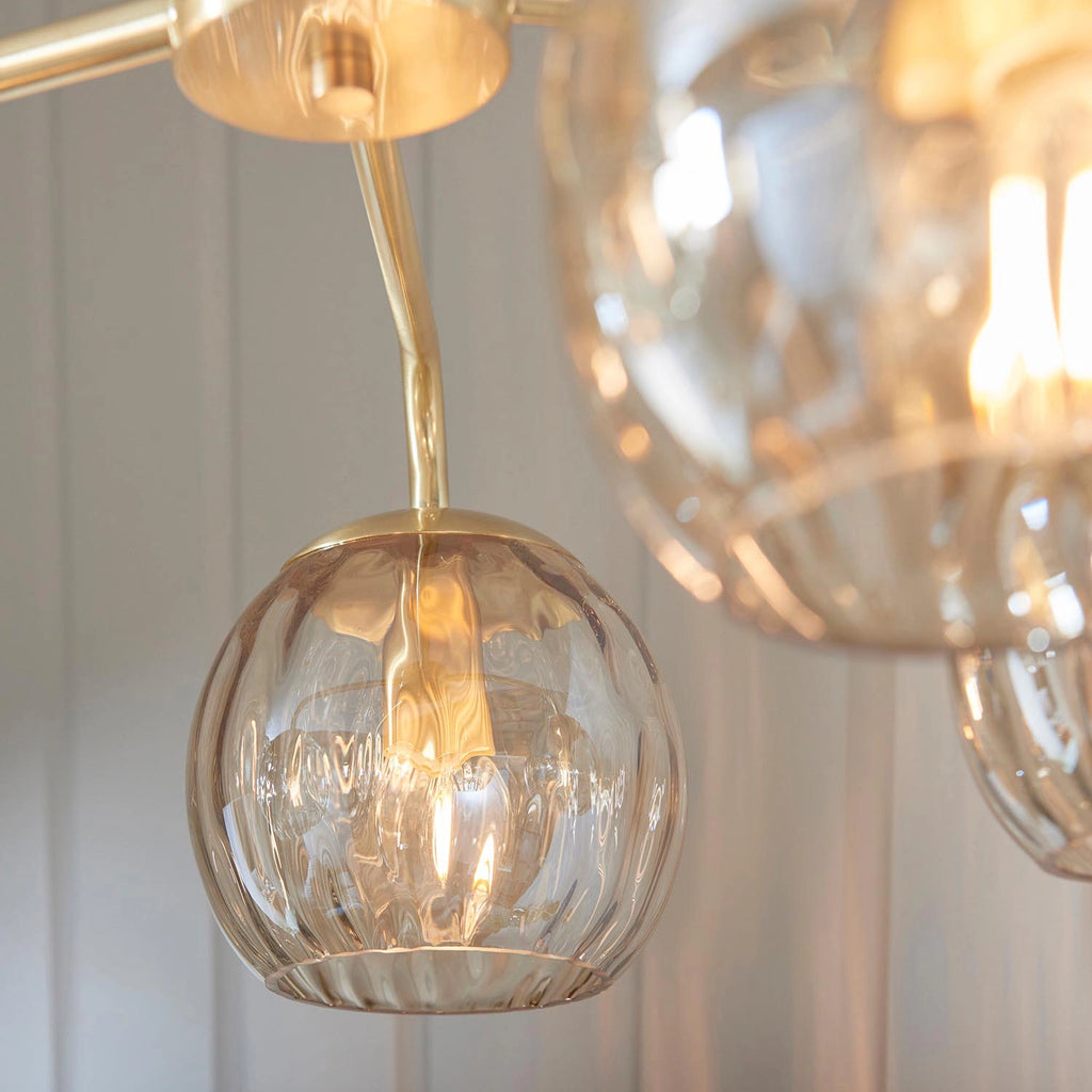 Rose 5 Arm Ceiling Pendant