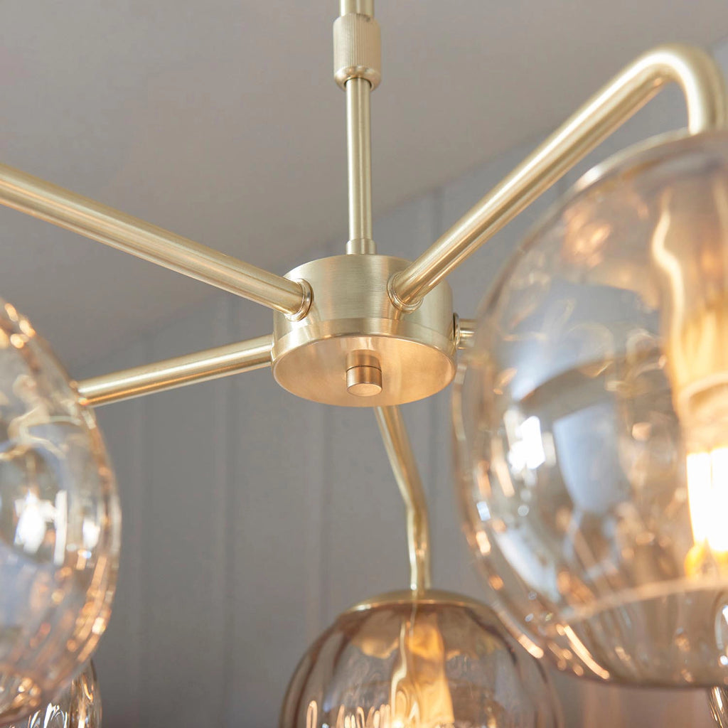Rose 5 Arm Ceiling Pendant