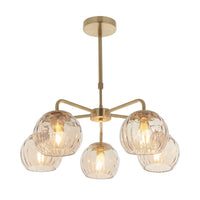 Rose 5 Arm Ceiling Pendant