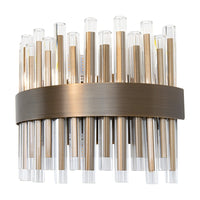 Colmar Antique Brass Finish Wall Lamp